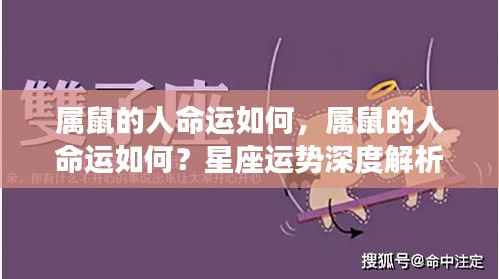 属鼠人的命运走向与星座运势深度解析