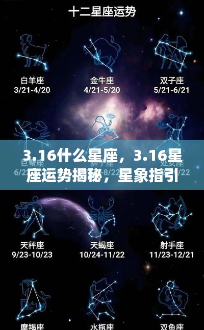 揭秘3月16日星座运势与星象指引,洞悉未来命运之轮转动方向