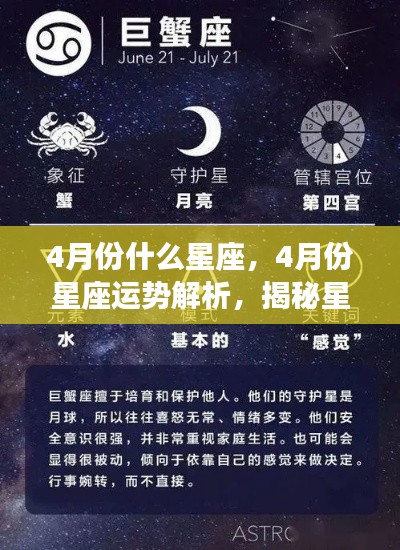 揭秘四月份星座运势与奥秘,洞悉未来走向