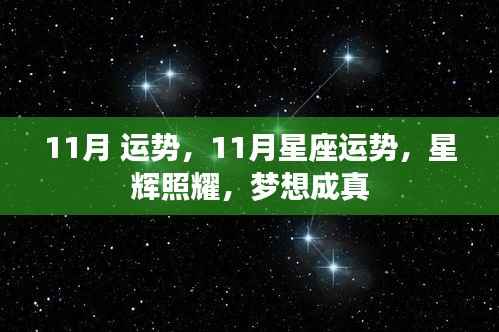 星辉照耀下的11月运势,梦想成真指南