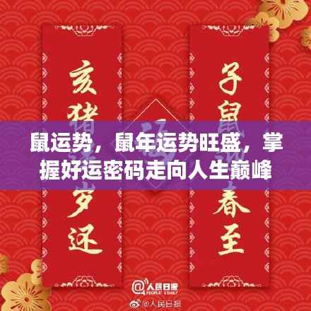 鼠年运势旺盛的秘密,掌握好运密码,走向人生巅峰之路