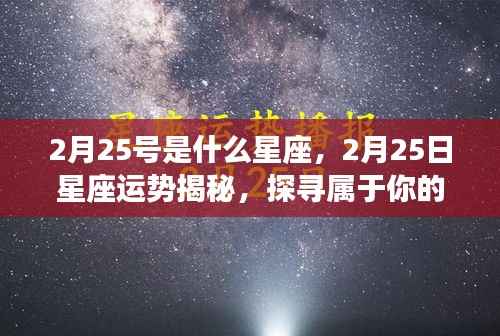 2月25日星座运势揭秘,探寻属于你的星辰轨迹,掌握星座命运之舵