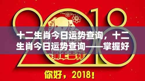 十二生肖今日运势查询,掌握好运势,开启幸运每一天!