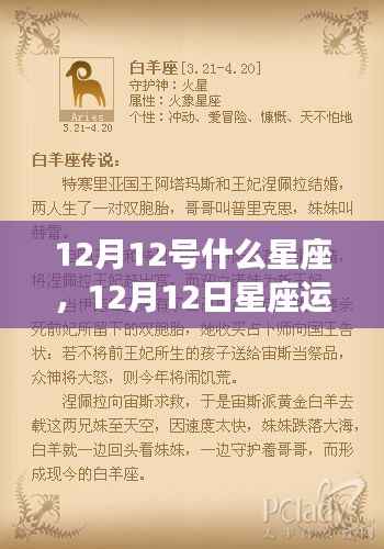 揭秘12月12日星座运势,运势秘密大解析