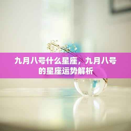 九月八号的星座运势解析,探寻属于你的星座秘密