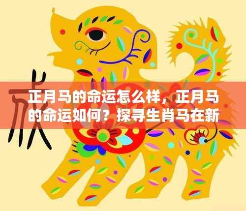 正月马的命运走向,探寻生肖马在新年的运势特点