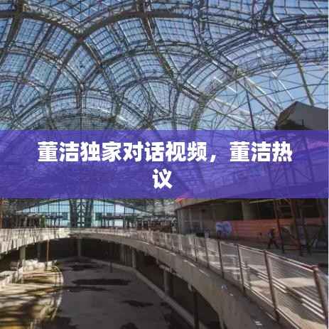 董洁独家对话视频,董洁热议