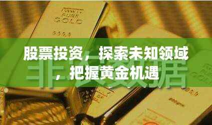 股票投资,探索未知领域,把握黄金机遇