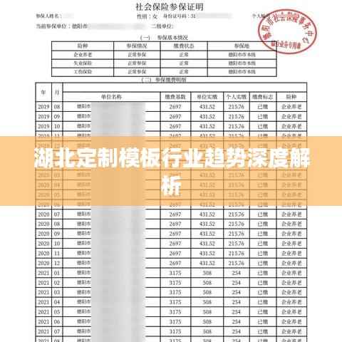 湖北定制模板行业趋势深度解析