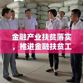 金融产业扶贫落实,推进金融扶贫工作