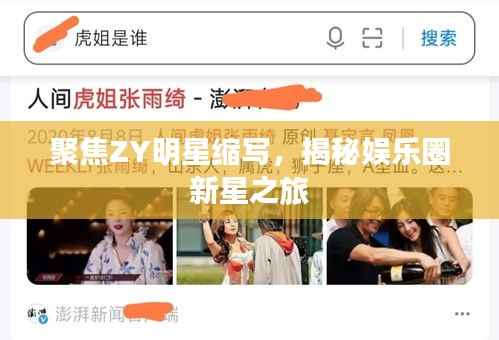 聚焦ZY明星缩写,揭秘娱乐圈新星之旅